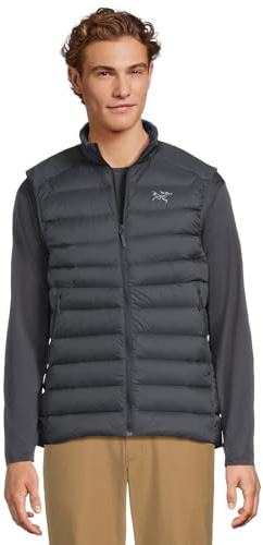 Arc'teryx Cerium Vest Men's - Lightweight Warm Versatile Down Vest - Black Sapphire, Medium