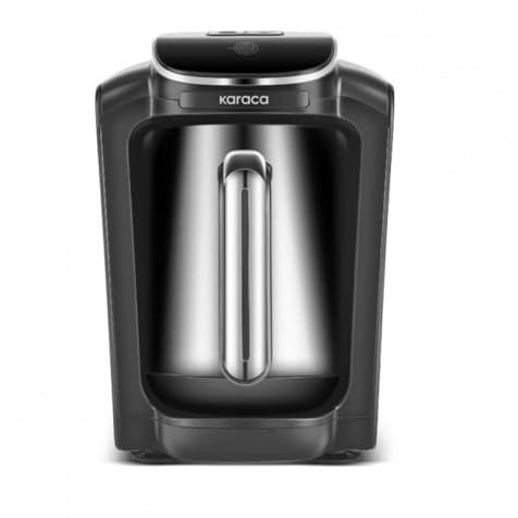 KARACA Hatır Neo Inox Turkish Coffee Maker, 735W, 300ml, Inox, Turkish Coffee Maker for 5 Cups, Stainless Steel Coffee Pot, Auto Shut-Off, Overflow Safe