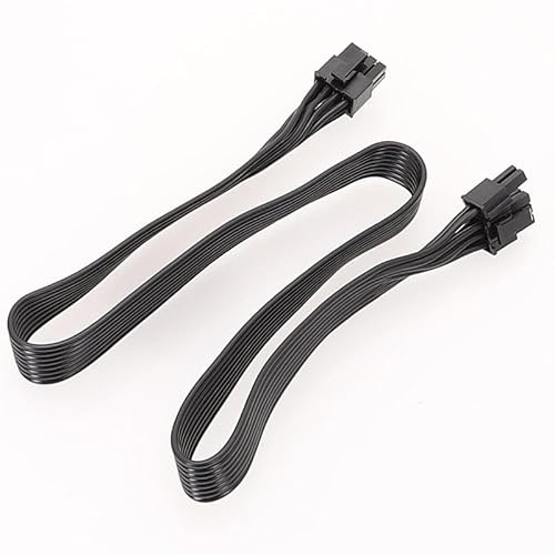 6+2 Pin PCIE Express GPU Grafikkarten 30CM, 8 Pin GPU Kabel Stromkabel Verlängerung, Female auf PCIe 8-Pin (6+2) Male Stromversorgungsadapter,Grafikkarten-Stromkabel Flexibles Erweiterungskabel für PC