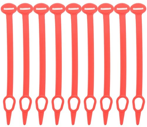 Hoement Ganci per Ombrellone da Spiaggia in Silicone Antiscivolo 10 Pezzi Design Multifunzionale per Appendere Abiti e Asciugamani