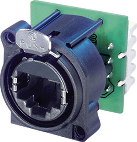 Neutrik ne8fav-yk RJ45 schwarz, grün, Silber Aderverbinder – Verbinder Fäden (25,5 mm, 33,1 mm, 30,6 mm, schwarz, grün, Silber, Tia/EIA;, iec11801, UL 94 V-0, 30 – 80 °C)