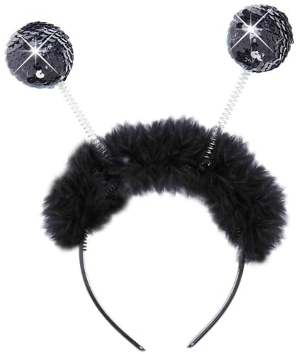 W WIDMANN MILANO Party Fashion - Tier Haarreif | Mit Pailletten, Haarschmuck, Kopfschmuck, Accessoire für Karneval, Fasching und Mottoparty