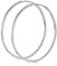 Amberta® 925 Sterling Silber Edle Ringe Mit Geschlossener Ring – Kleine Runde Kreolen Ohrringe - Durchmesser: 20 30 40 60 75 (40)