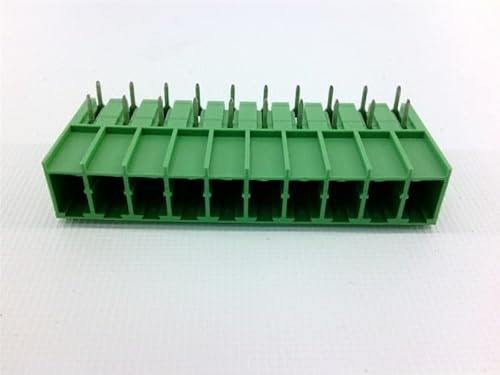 PHOENIX CONTACT PC 4/10-G-7,62 Leiterplattensteckverbinder, 4 mm² Nennquerschnitt, 10 Anschlüsse, PC 4/..-G Artikelfamilie, 7.62 mm Rastermaß, Grün, 50 Stück