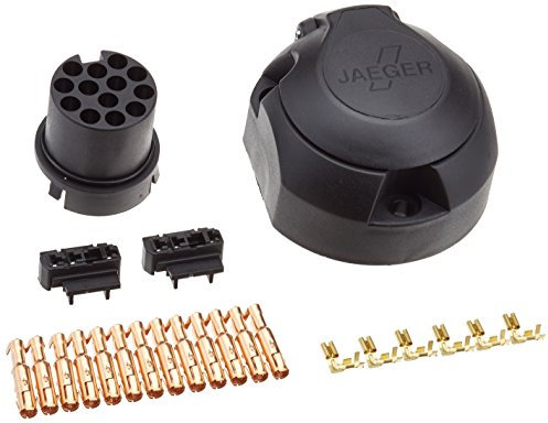 JAEGER 72400022 13P Steckdose, 2 x Microschalter