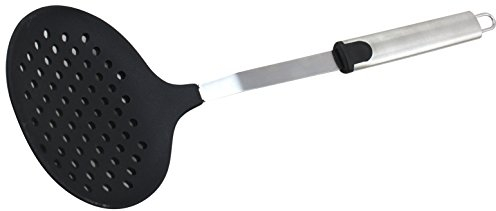 Fackelmann Espumadera Carolina, Acero, Negro e Inoxidable, 355x115x15mm