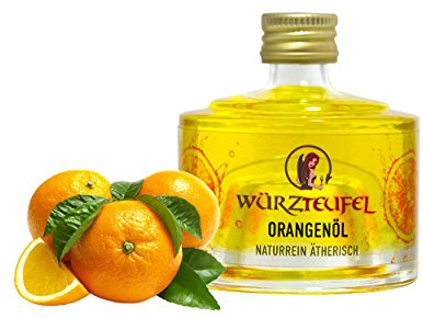 Naturreines ätherisches Orangenöl – Apfelsinenöl aus Brasilien - Zitrusöl vegan - Wasserdampfdestillation - 40 ml Fläschchen