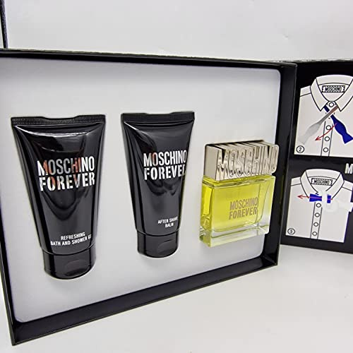 Moschino Forever Geschenkset 50 ml Eau de Toilette Spray + 50 ml Shower Gel + 50 ml After Shave Balm
