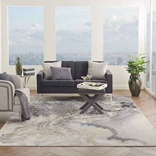 Nourison MAE08 Maxell Rug, Grey 3.20m x 2.39m