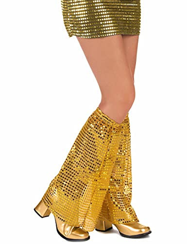 DEGUISE TOI Goldene Pailletten-Stulpen für Erwachsene - Gold