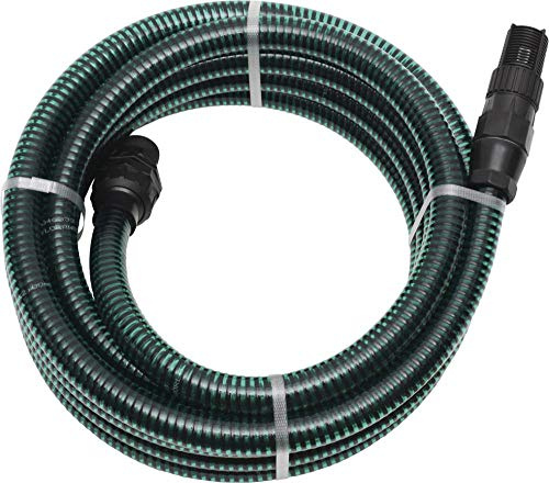 FloraWorld Schlauchgarnitur 4m,1' PVC Armatur,grün