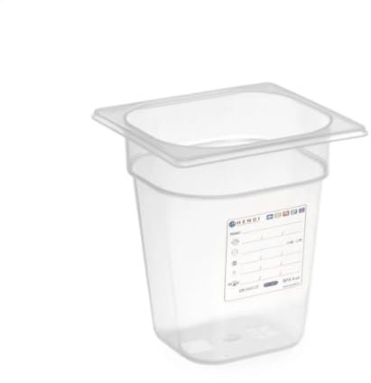 HENDI 880470 Contenitori a Tenuta d'Aria Gastronorm 1/6