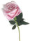 AFS Single Stem Velvet Touch Artificial Roses Wedding Bouquet Vase Flowers (Light Pink)