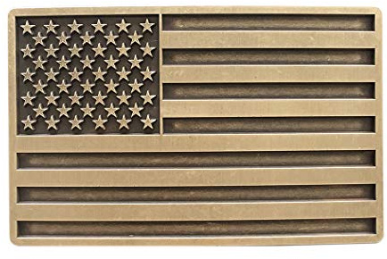 Urban Backwoods US Flag II Gürtelschnalle für Wechselgürtel Buckle