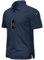 TACVASEN Herren Polohemd Schnelltrocknend Outdoorshirts T Shirts Casual Polo Slim Kurzarm (Dunkelgblau, L)