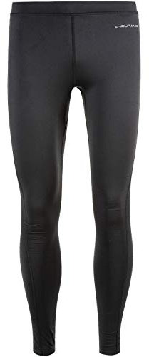 endurance Herren Lauftights ZANE Wintertight XQL I Sporthose Leggings für Männer I Sportleggings mit wärmenden Innenfleece 1001 Black S