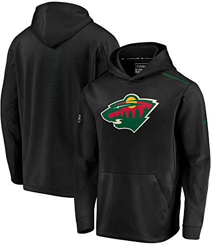 Fanatics NHL Minnesota Wild Hoody Authentic Rinkside Hooded Sweater Kaputzenpullover (XXL)