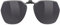 UpaClaire Clip-On Flip-Up Sonnenbrille polarisiert UV400 Brille über Brillen für Männer und Frauen Grau