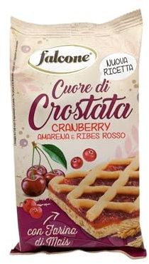 CUORE DI CROSTATA FALCONE 13 PZ. DA 60GR. GUSTI VARI (MIRTILLI ROSSI E RIBES, 13 PZ)