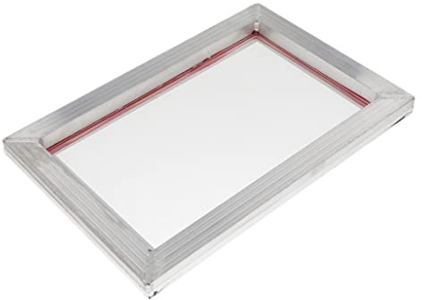 F Fityle Aluminium Siebdruckrahmen, Siebdruckrakel für Allgemeine Siebdruckfabrik, 20x30cm 90T