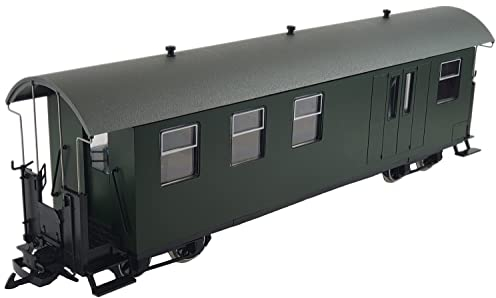 ML-Train Packwagen 4-achsig grün HSB/DR als Bausatz