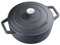CHEF CUISINE Schmorpfanne 28 cm Gusseisen, hoher Rand, 4,5 L Fassungsvermögen, inklusive Deckel mit Edelstahl Griff, Induktionsgeeignet, Antihafteffekt