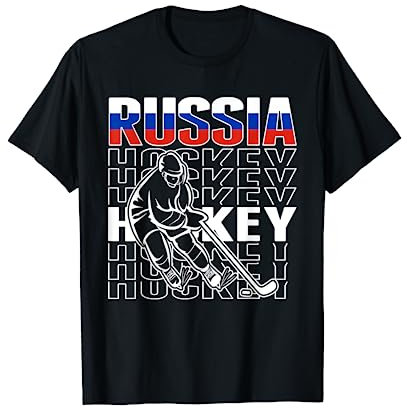 Russland Eishockey Fans Trikot Russisches Hockey Team Supporter T-Shirt