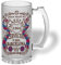 Bee Ingenious Jarra cerveza personalizada Maestro cervecero y del Barcelona de cristal esmerilado con nombre y año personalizados Regalos para padres, novios, hermanos. (Maestro Barcelona)