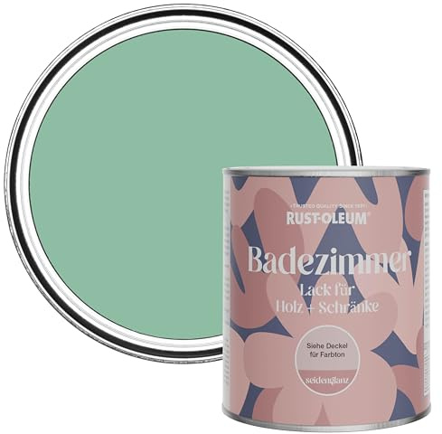 Rust-Oleum Green Moisture Resistant Bathroom Wood and Cabinet Paint in Satin Finish - Wanderlust 750ml