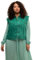 Studio Untold Damen große Größen Übergrößen Plus Size Jeansweste, Boxy Fit, Color Denim, Hemdkragen, 4 Taschen jadegrün 54+ 819458441-54+