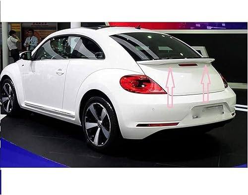 Auto Heckspoiler für VW Beetle 2013-2018, Kofferraumspoiler Autodach Rear Spoiler Lippe Styling Auto Zubehör,A/White