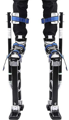 FJAUOQ Dekorateur Stelzen Aluminium Stelzen Maler Stelzen Stelzen Baumeister Trockenbau Verputzen 15-64Zoll Einstellbare Aluminium Trockenbau Stelzen Baumeister Malerei Verputzen,18 30in