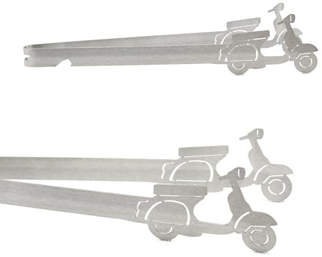 Grillzange Motiv italian vintage Scooter, spülmaschinengeeignet, Geschenkidee, Männergeschenk
