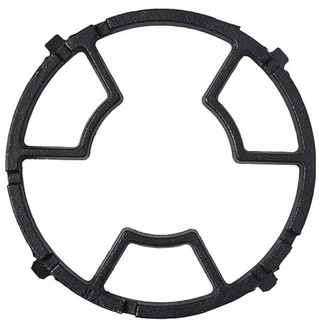 Wnvivi Kitchen Wok Ring,Cast Iron Stove Rack Wok Support Ring,Anti Slip Stable Stove Top Wok Rings Stand for Small Pots, Pans