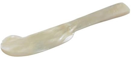 H.Bauer jun. Buttermesser 10.3 cm aus Perlmutt (Meerwasser) - kleines Streichmesser ideal für Kaviar, Marmelade oder Brotaufstrich