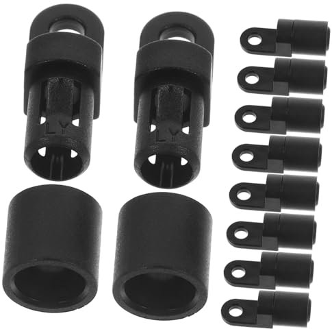 PAMINGONO 20 STK Elastischer Kabelschuh Endet Anhängerkupplung Mini-Bungee-seile Kajak-Bungee-Seil-kit Gummiband 1/8 Bungee-Haken Kleine Bungee-seile Mit Haken Schockkabelhaken 1/8 Schnur