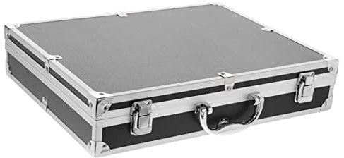 Uonlytech Abschließbarer Aluminiumlegierung Transportkoffer Mit Großem Stauraum Robuster Werkzeug Medizinkoffer Multifunktionale Aufbewahrungsbox Mit Tragegriff Feuchtigkeitsgeschützte Aufbe