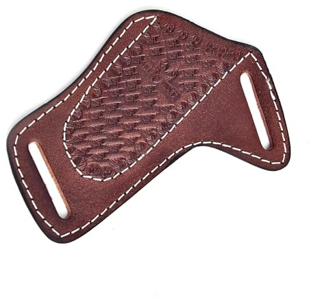 Handmade Leather Knife Sheath for Belt Compact Draw Knifes Carrier Pocket Folding Knife Holder EDC Tools Holster