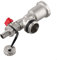 Distributore di riscaldamento in ottone G1 DN25 progettato in modo efficiente con tecnologia Vent Group (rosso)