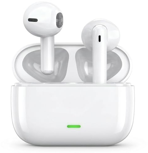 Auriculares Inalámbricos Bluetooth, 2026 Auriculares Bluetooth 5.4 HiFi Estéreo con 4 HD Mic, 58H Cascos Inalambricos con Reducción de Ruido, Control Táctil, IP8 Impermeable Audifonos para iOS Android