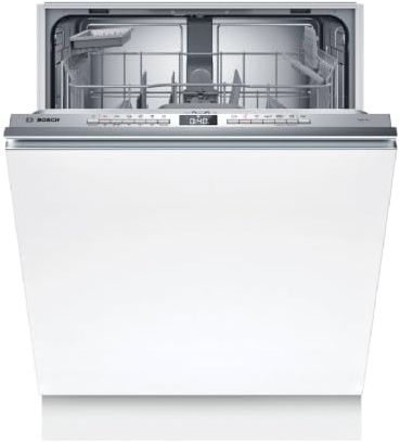 Bosch Serie 4 Smarter Vollintegrierter Geschirrspüler 60 cm SMV4HTX15E | Extra Dry Option, Flexibles VarioFlex-Korbsystem, Silence on Demand via App, Info Light, AquaStop, Exklusiv auf Amazon