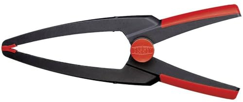 BESSEY 2 Federzwingen Clippix XCL2-SET | 55 mm Spannweite | 60 mm Ausladung | Ermöglicht präzises Spannen in tiefen, schwer zugänglichen Bereichen dank langer Spannarme und großer Ausladung