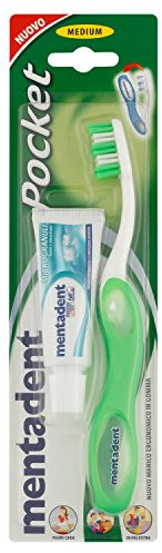 Mentadent - Pocket Dentifricio, 1 unità, 1, Colori Assortiti