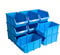 Hünersdorff 12x Sichtbox Stapelbox Lagerbox in Größe 4, aus Polypropylen (PP)