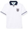 Score Draw England 1990 World Cup Finals Retro Football Shirt White Medium Polyester