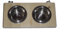 pipano Doppel Futternapf Sitzbrett 30 x 15 cm, für Vogelkäfig, Wellensittich, Nymphensittich, SFD301502