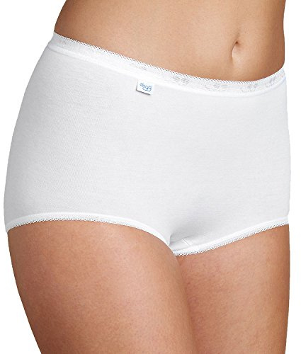 Sloggi Damen Slips, Basic+ Maxi, 3 Stück (46, weiß)