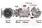 VAN WEZEL Compressore Climatizzatore 0100K145 per ALFA ROMEO 159 (939)