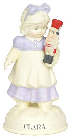 Department 56 Snowbabies “Nutcracker Suite Clara” Porcelain Figurine, 4.25” Figur, Mehrfarbig, 4.25 Inches