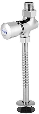 Toiletten-Urinal-Spülventil, Acogedor Badewannen-WC, Urinal-Spülventil, Wandmontage, Knopf-Typ mit 0,8 GPF, manuell, automatisches Absperrventil